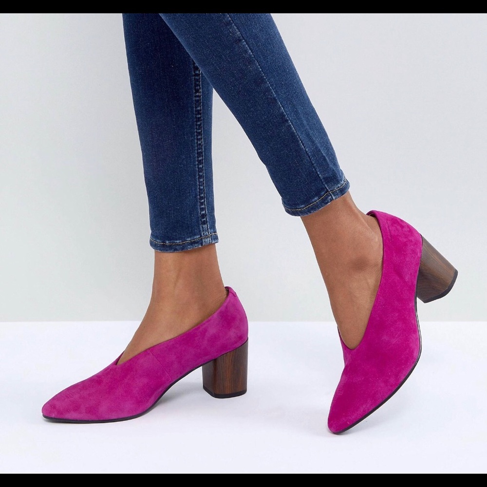 Vagabond Eve High Ramp Wooden Heel Shoe